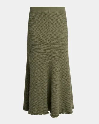 Proenza Schouler Magnolia Knit Midi Skirt