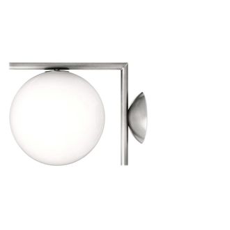 FLOS IC C/W1 BRO Wand- und Deckenleuchte, Chrom