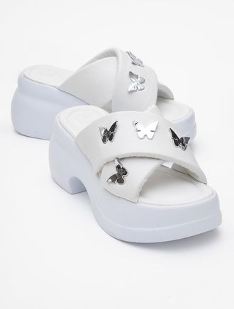 Prologue Force Butterfly-Buckle Platform Sandaal
