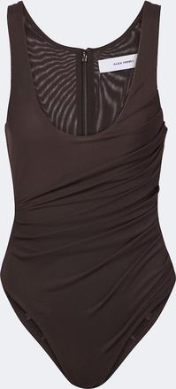 Alex Perry Gathered mesh bodysuit