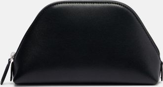 The Row Devon Mini leather clutch