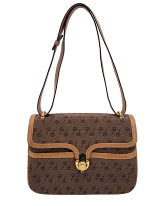 Gucci Brown Cotton Shoulder Bag (Authentic Pre-Loved)