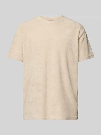 Only & Sons T-Shirt mit geripptem Rundhalsausschnitt Modell HELLAS in Beige, Gr&ouml;&szlig;e XXL