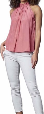 Lola & Sophie Halter Top In Coral