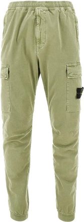 Stone Island Pantaloni cargo con vita elasticizzata - Verde