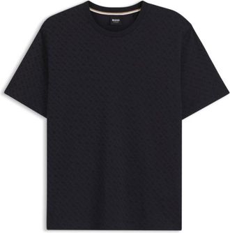 BOSS Pajama T-shirt in cotton with printed branding