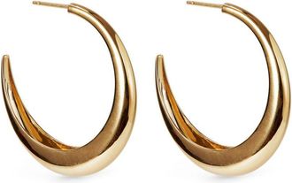 Otiumberg 14K Gold Vermeil Graduated Large Hoop Earrings - Womens - 14kt Gold Vermeil