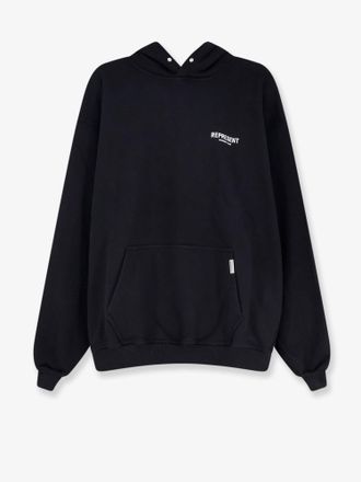 Represent Felpa in cotone con stampa logo frontale - REPRESENT - gender_Man