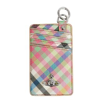 Vivienne Westwood Wallets & Cardholders, unisex, Multicolor, Size: ONE SIZE Vertical Card Holder Flat