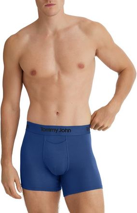 Tommy John Second Skin 4-Inch Boxer Briefs in Blue Quartz at Nordstrom, Size Xx-Large