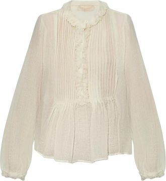 Ulla Johnson Blusa con ruches - Toni neutri