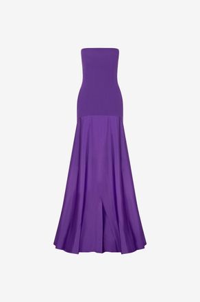 Solace London Bustierkleid aus Cr&ecirc;pe und Satin The Alessandra Maxi