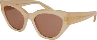 Ferragamo SF 1107S 708 Womens Sunglasses Brown Size 55