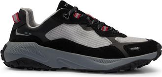 HUGO BOSS panelled lace-up sneakers - men - Polyvinyl Acetate (PVA)/Polyester/Thermoplastic Polyurethane (TPU)/Rubber/Polyester/Viscose/Polyurethane - 46