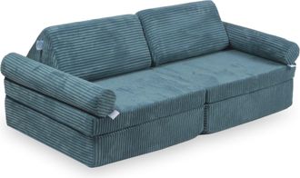 OEM Sof&aacute; De Juegos Montessori Comfort Mini De Pana Azul