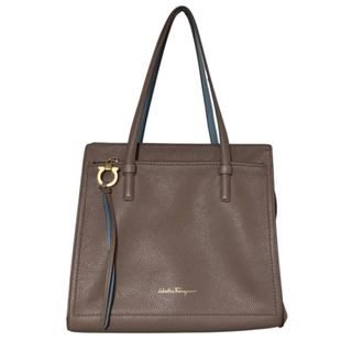 Ferragamo Beige Leather Tote Bag (Pre-Owned)