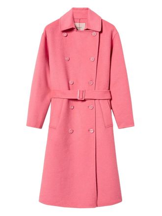 Twin-Set double-breasted coat - Pink