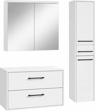 Badplaats Badplaats Set Mueble Bajo Lavabo Florence 80 X 46 Cm - Blanco Br