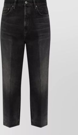 Haikure vintage black straight-leg jeans