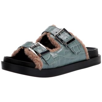 Aerosoles Olivia Slide Sandal Light Blue OLIVIA-BLU Womens