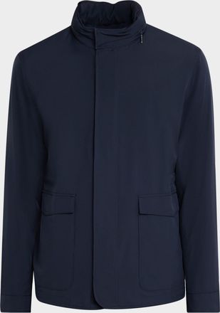 Peter Millar Mens Discovery Lightweight Twill Field Jacket