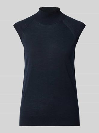 HUGO BOSS Slim Fit Pullunder aus reiner Schurwolle Modell FIPINI in Marine, Gr&ouml;&szlig;e XXL