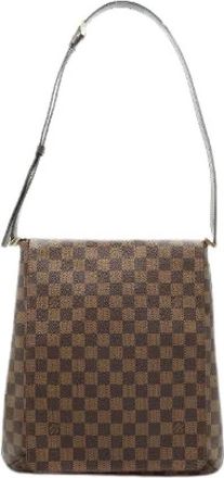 Louis Vuitton Pre-owned Musette Schoudertas - Heren - Vintage Schoudertas - Bruin - ONE Size - Leer - Vintage