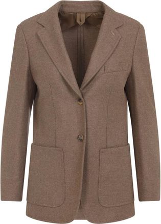 Max Mara Dames, Jassen, Bruin, Maat: 2XS Kasjmier