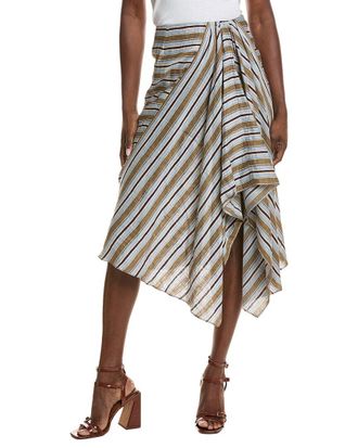 A.L.C. Lota Linen-Blend Skirt