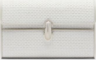 Savette Symmetry Mini raffia crossbody bag