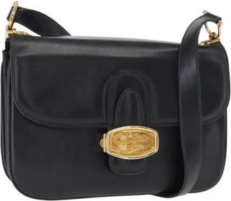 Celine Pre-owned Vintage Cross Body Bag - Dames - Vintage Schoudertas - Blauw - ONE Size - Leer - Vintage