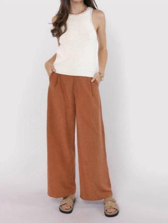Sadie & Sage Angelica Sweater Tank Top In Ivory
