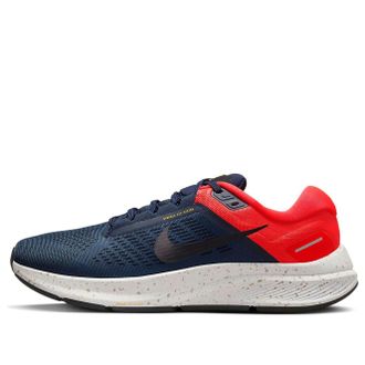 Nike Air Zoom Structure 24 Obsidian Bright Crimson DA8535-403