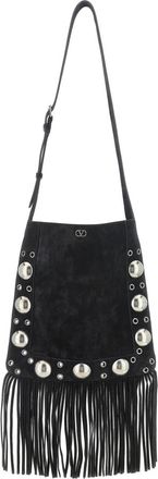 Valentino Garavani Tassen, Dames, Zwart, ONE Size, Leer, Nellc&ocirc;te Medium Shoulder Bag