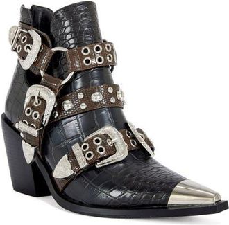 Azalea Wang Thalyn Bootie in Black at Nordstrom, Size 8.5