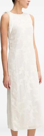 Samsøe & Samsøe Abito midi con nodo - Bianco