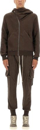 Rick Owens Asymmetrical Zipper Sweatshirt