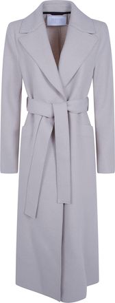 Harris Wharf London Coat Long Maxi Aa1192mlk 120 Almond