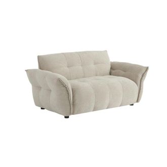Vente-Unique Vente-unique - Divano 2 posti in Tessuto chin&eacute; Beige - napizo