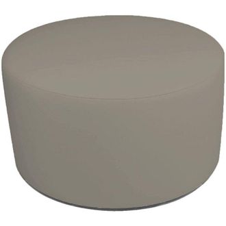 Dmora Pouf Anacapri, Poltrona multiuso, Poltroncina sacco, Pouf poggiapiedi, Made in Italy, 79x79 h42 cm, Tortora - Dmora