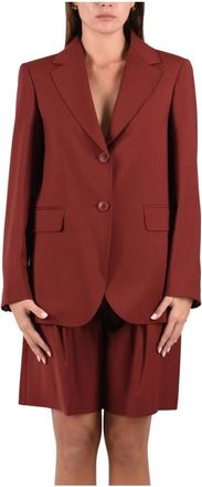 Max Mara Chaqueta Mstassenzi - Jackets - Mujer - Rojo - XS