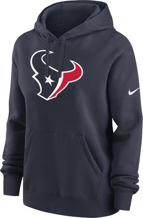 Nike Houston Texans Club Nike Womens NFL Pullover Hoodie in Blue | 00Z541L9H-LT3