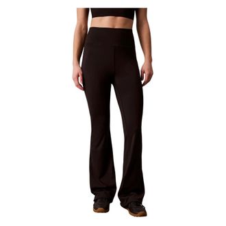 Calvin Klein Dames, Broeken, Zwart, Maat: L Taf