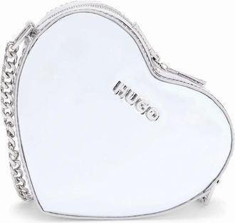 HUGO BOSS Womens Love Crossbody Bag - Silver - Size: ONE size