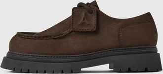 Mani&egrave;re De Voir The Atelier Nubuck Suede Lace-Up Shoe in Brown at Nordstrom, Size 9