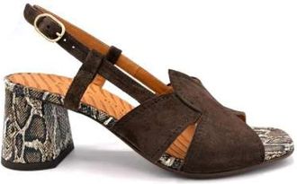 Chie Mihara Sandalo - Dames - Sandalen met hakken - Bruin - 38 EU - Leer - Schoenen