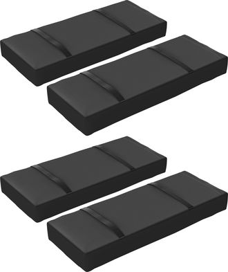 OUTSUNNY Parasol Weights Set - Parasol Base Weights Bags - Black - 4 Piece | TJ Hughes