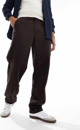 Cotton On Jeans ampi color cioccolato scuro-Marrone