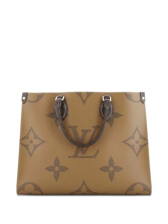 Louis Vuitton OnTheGo Reverse Monogram Giant MM tote bag - Brown