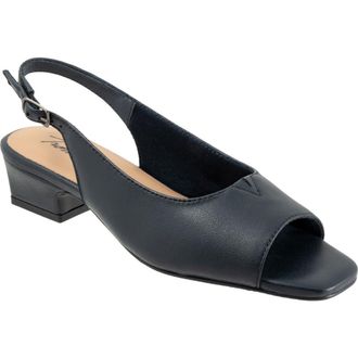 Trotters Dawn Slingback Sandal in Navy at Nordstrom, Size 10.5
